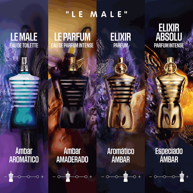 Le Male Elixir - Set de regalo, parfum 125 ml + All Over Body Shower