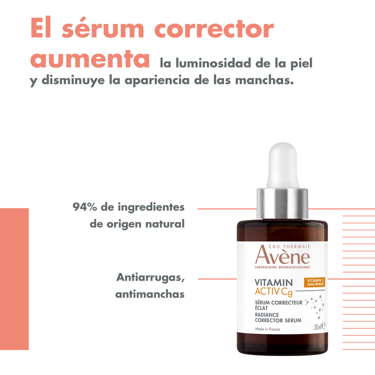 Vitamin Activ Cg Sérum corrector luminosidad piel radiante al instante