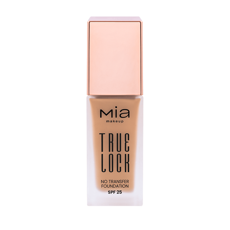 True Lock No Transfer Foundation Protector solar acabado impecable