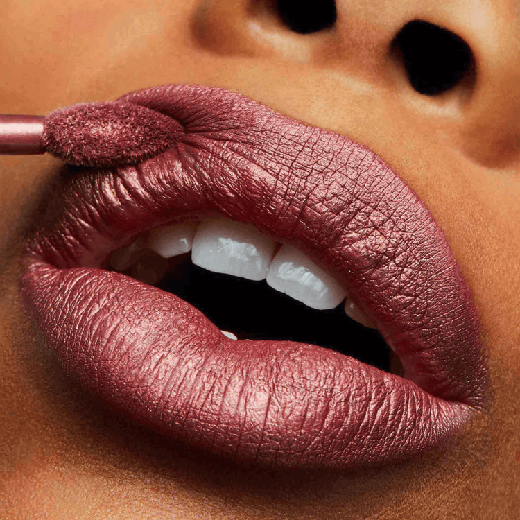 Retro Matte Liquid Lipcolour Metallic Labial líquido metálico toque metálico y acabado líquido