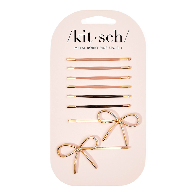 Puffy & Bow Bobby Pins - Pasadores, fijación segura y práctica