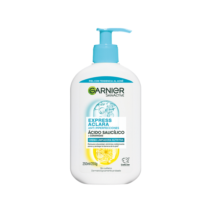 Garnier Skin Gel limpiador limpia, matifica y protege