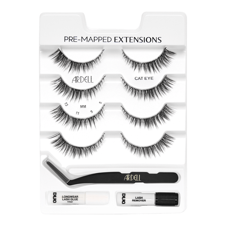 Pre-Mapped Cat Eye Extensiones de pestañas estilo cat eye prediseñado.