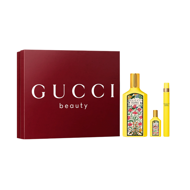 Flora Gorgeous Orchid - Set de regalo, Eau de Parfum 100 ml + Spray 10 ml + Mini 5 ml