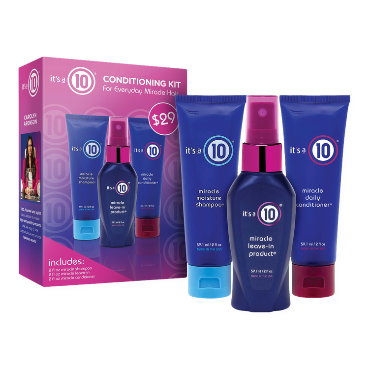 Travel Size Miracle Kit de acondicionadores ideal para viaje