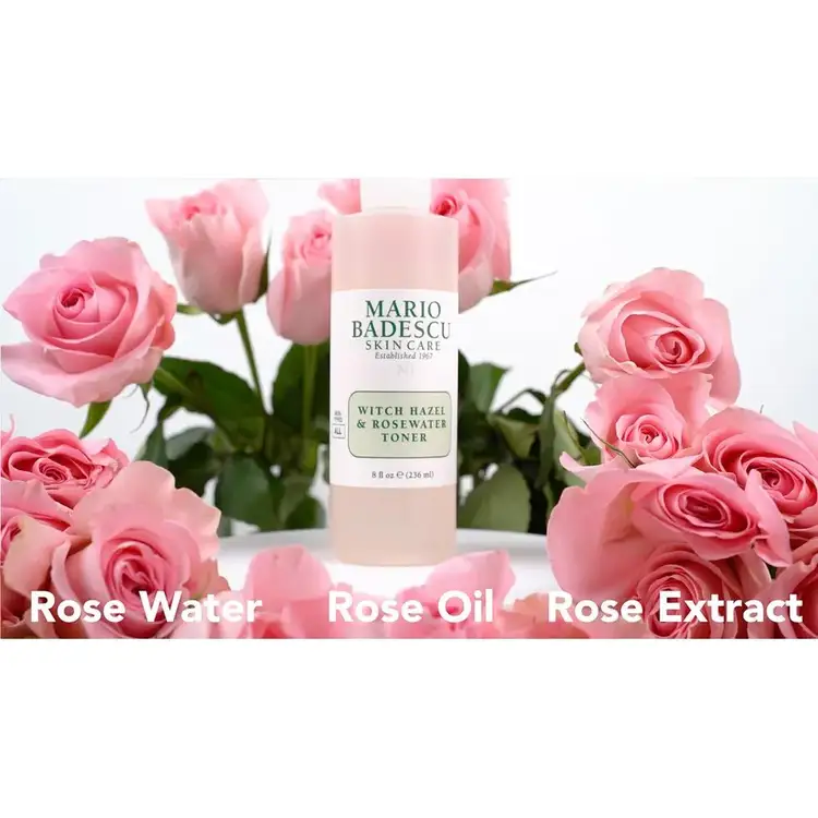 Witch Hazel & Rosewater Toner Tónico limpia las impurezas