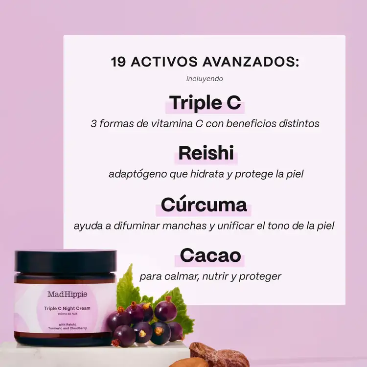 Triple C - Crema de noche, nutre y revitaliza la piel