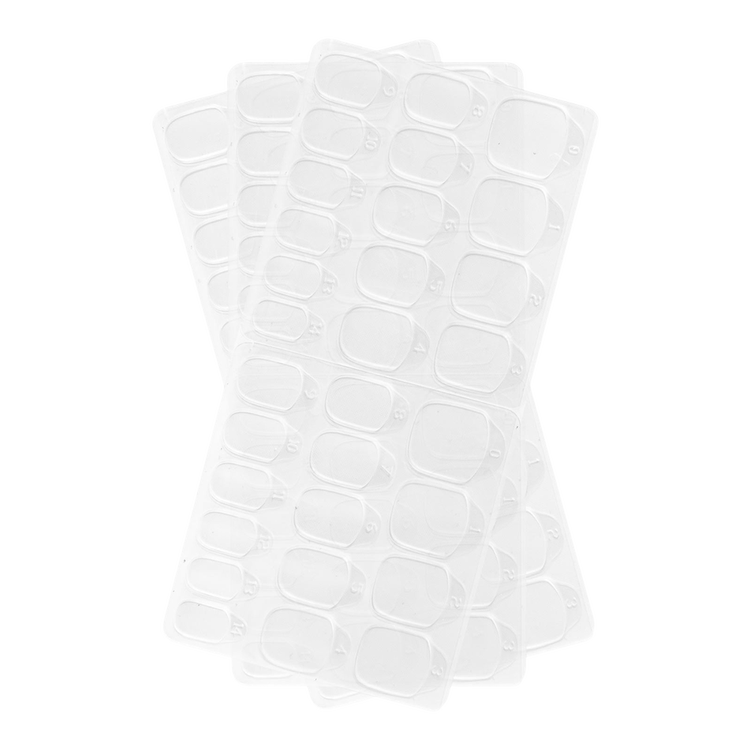 Adhesive Nail Tabs Adhesivo para uñas postizas aplicación fácil y sin dañar las uñas.