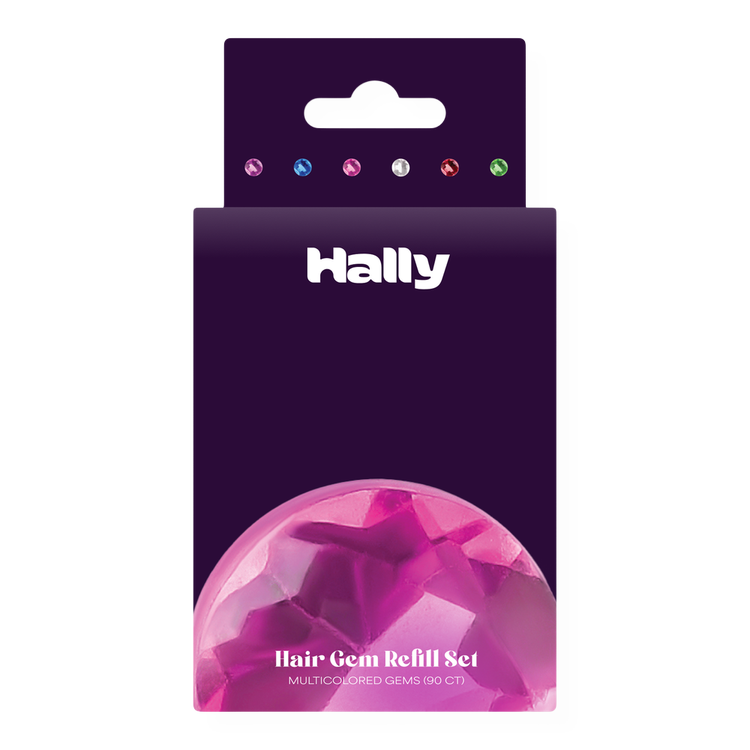 Gem Pen Hair Gem Refill Set Set de gemas adhesivo seguro para el cabello