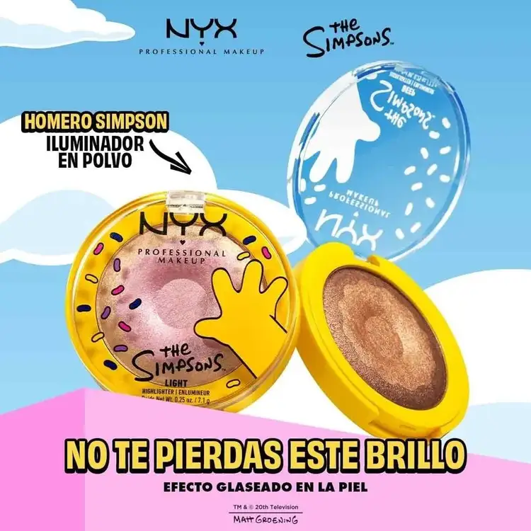 Simpsons Donut - Highlighter, Brillo radiante efecto glaseado