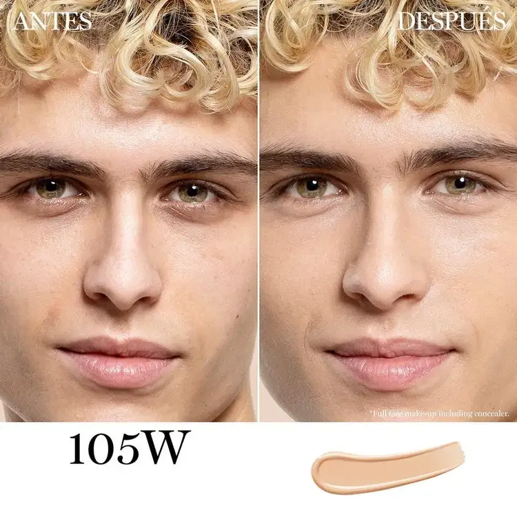 Teint Idôle Ultra Wear Care & Glow Serum - Corrector, con acabado de brillo potenciado