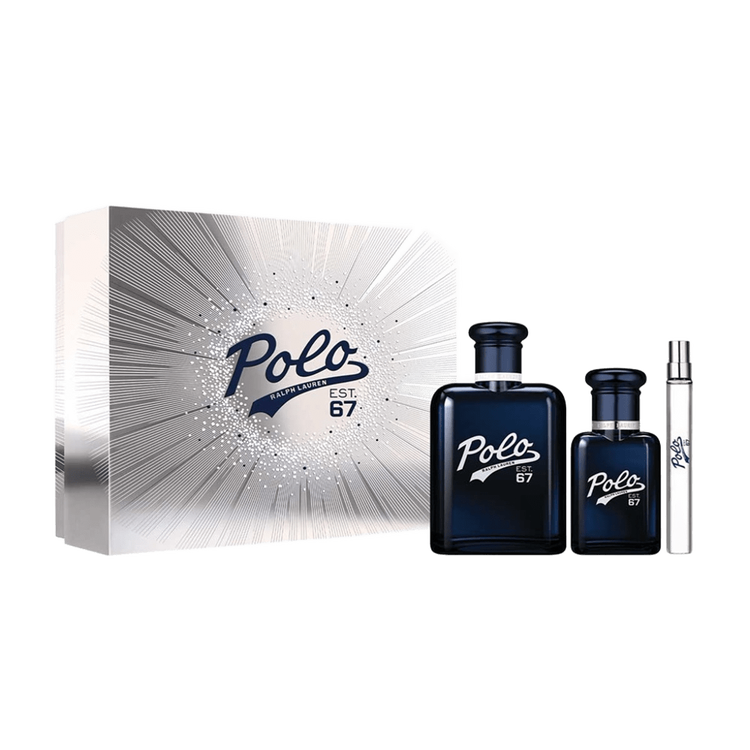 Polo 67 - Set de regalo, Eau de Toilette 125ml + EDT 40ml + EDT 10ml