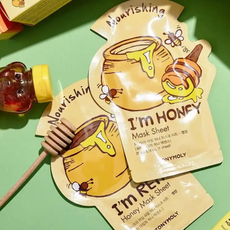 I'm Honey - Mascarilla facial, nutrición con miel para una piel radiante