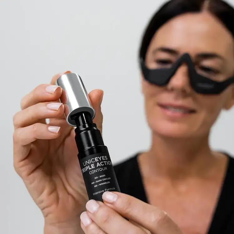 Unictech Eye Mask Gafas para contorno de ojos mirada jóven y radiante