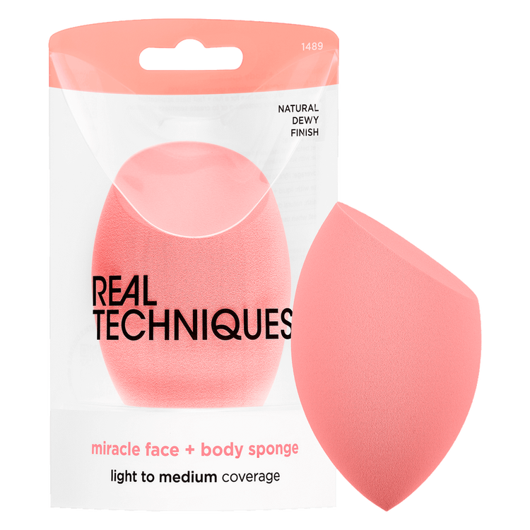 Miracle Face + Body Sponge - Esponja de maquillaje para rostro y cuerpo