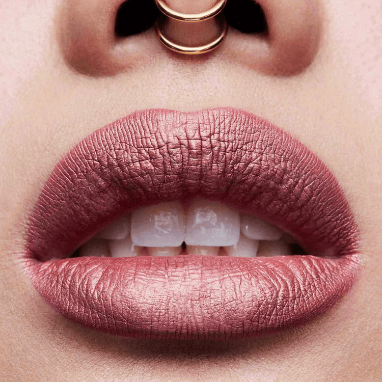 Retro Matte Liquid Lipcolour Metallic Labial líquido metálico toque metálico y acabado líquido