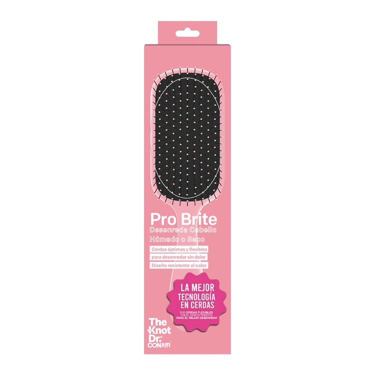 Knot Dr Conair - Cepillo ovalado color rosa
