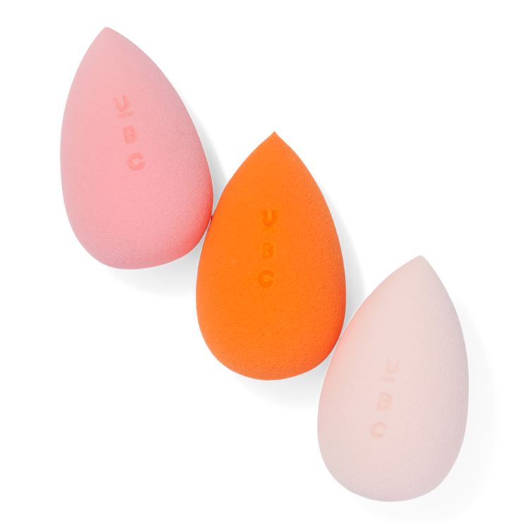 Mini Teardrop Blender Sponge Trio Dúo de esponjas ideal para maquillaje impecable