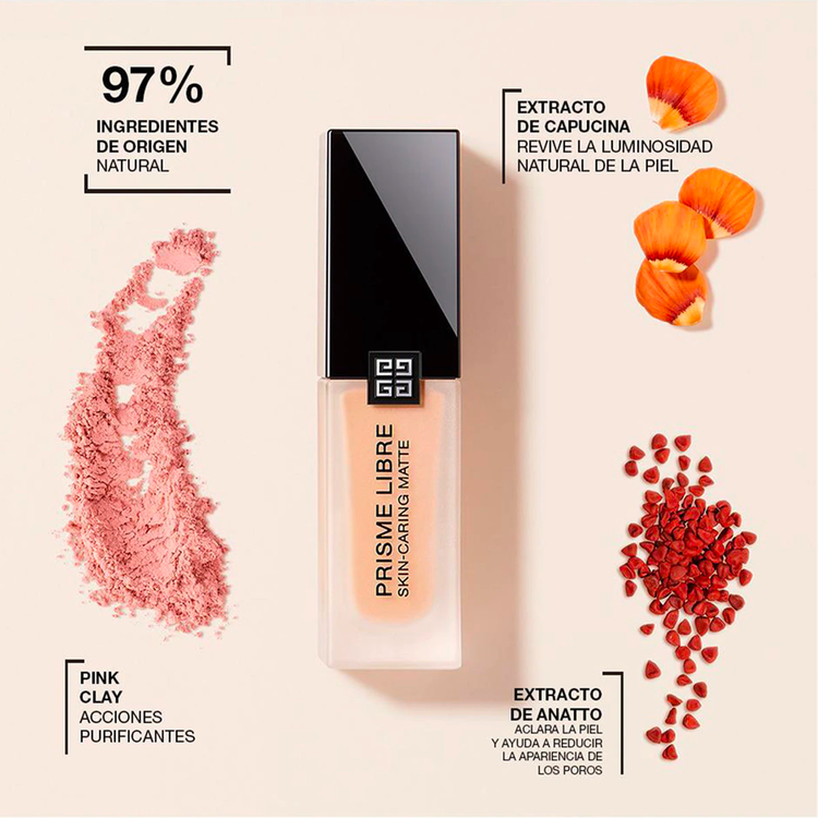 Prisme Libre Skin-caring Matte Foundation - Base de maquillaje mate de tratamiento 24 horas