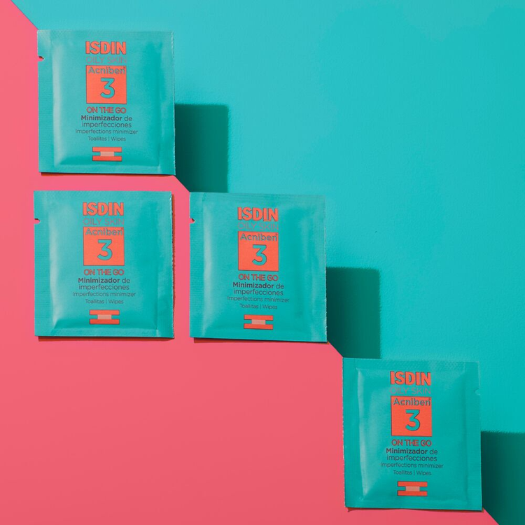 Acniben - Toallitas minimizadoras de grasa, de uso recurrente durante el día