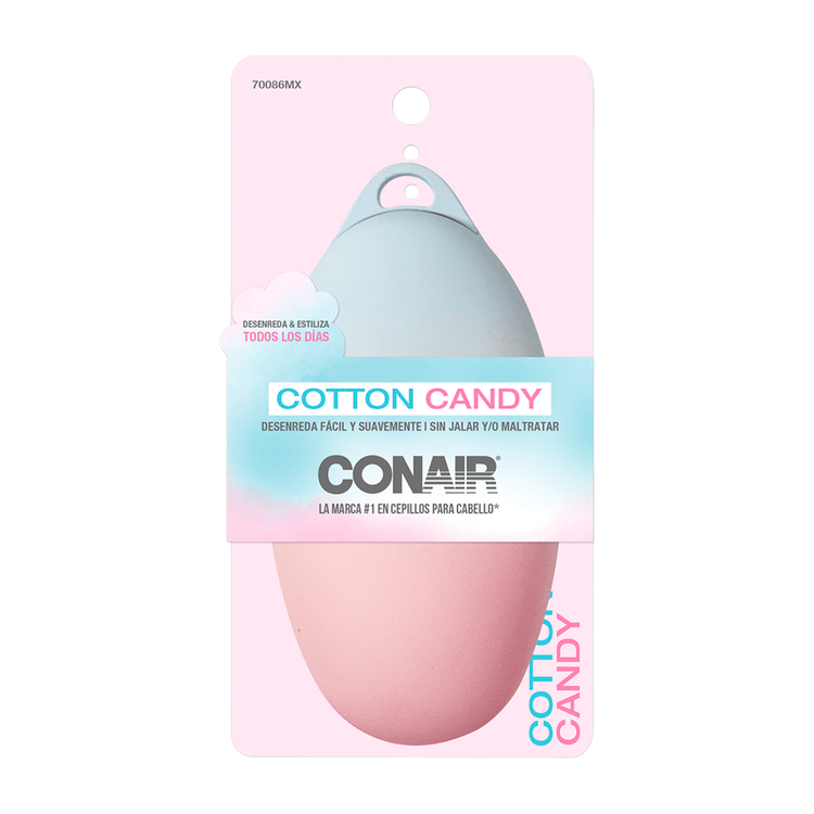 Cotton Candy - Cepillo ovalado ergonómico