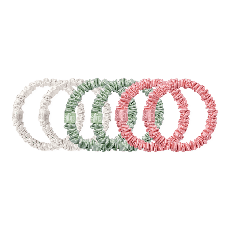 Pure Silk - Set de scrunchies, evita marcas en el cabello