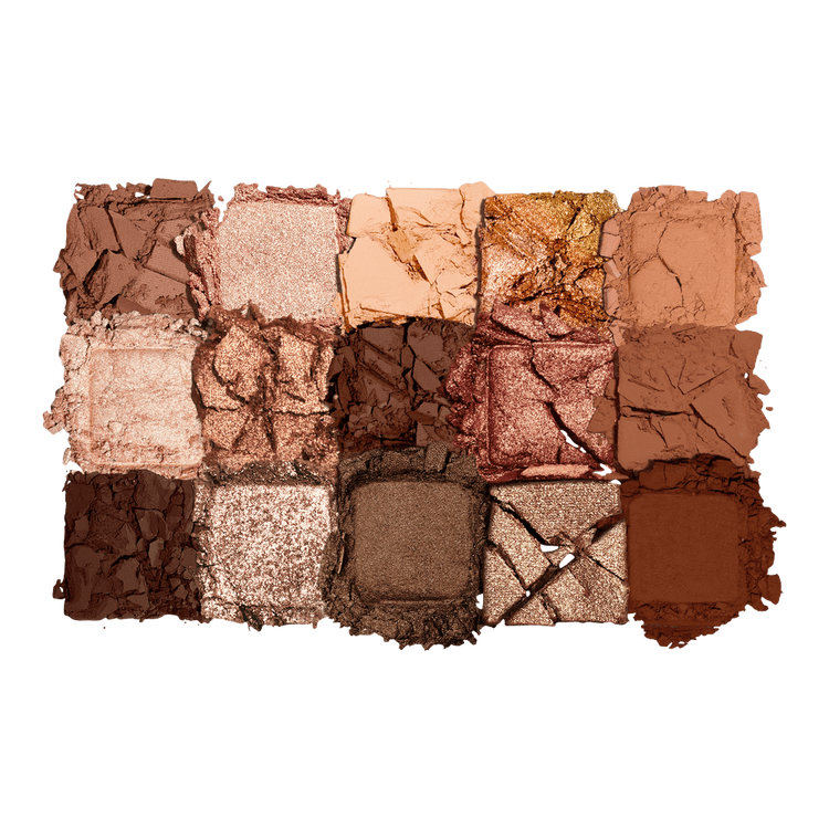 I Need a Warm Eyeshadow Palette Paleta de sombras 15 sombras nude cálidas.