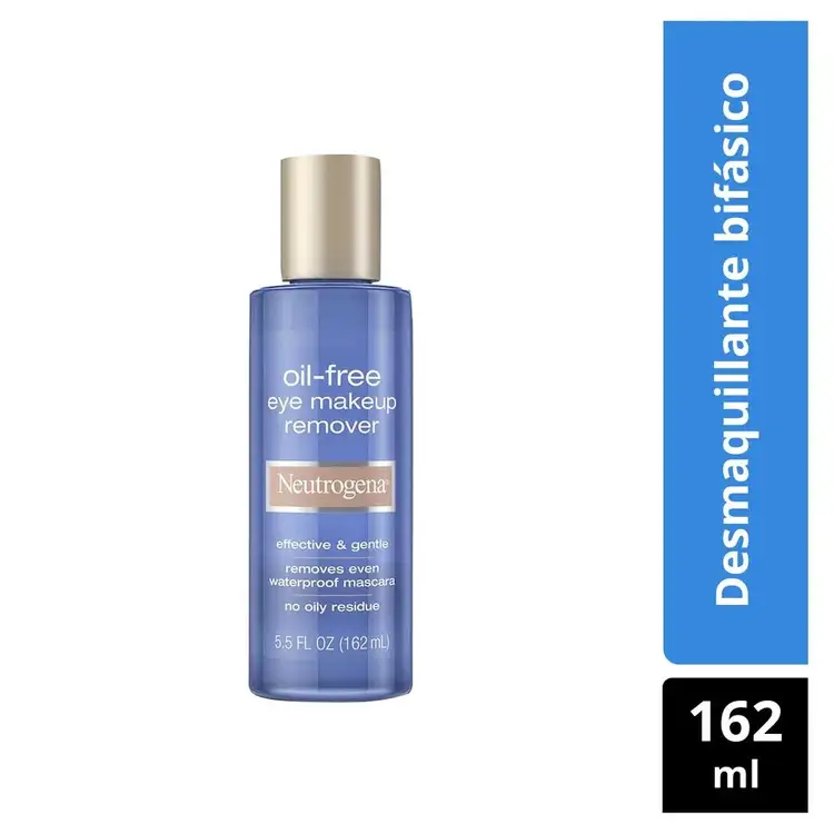 Oil Free Desmaquillante de ojos remueve eficaz y gentilmente el maquillaje