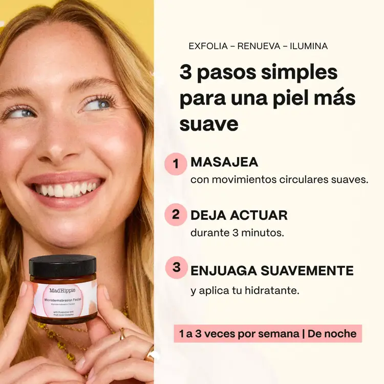 Microdermabrasion - Exfoliante facial, exfoliación suave y profunda
