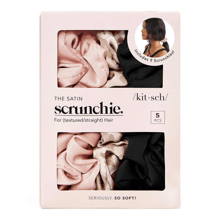 Satin Hair Scrunchies - Scrunchies para cabello, peina sin dejar marcas