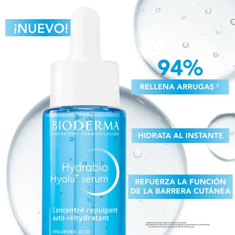 Hydrabio Hyalu+ - Suero hidratante, promueve la auto hidratación
