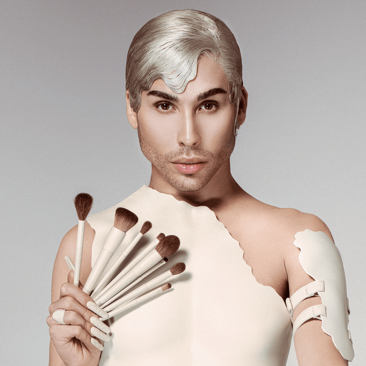 Morphe x Ariel Signature Face - Set de brochas para rostro, creado por el maquillador Ariel