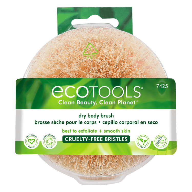 Eco Tools Dry Brush - Cepillo corporal, para exfoliación en seco