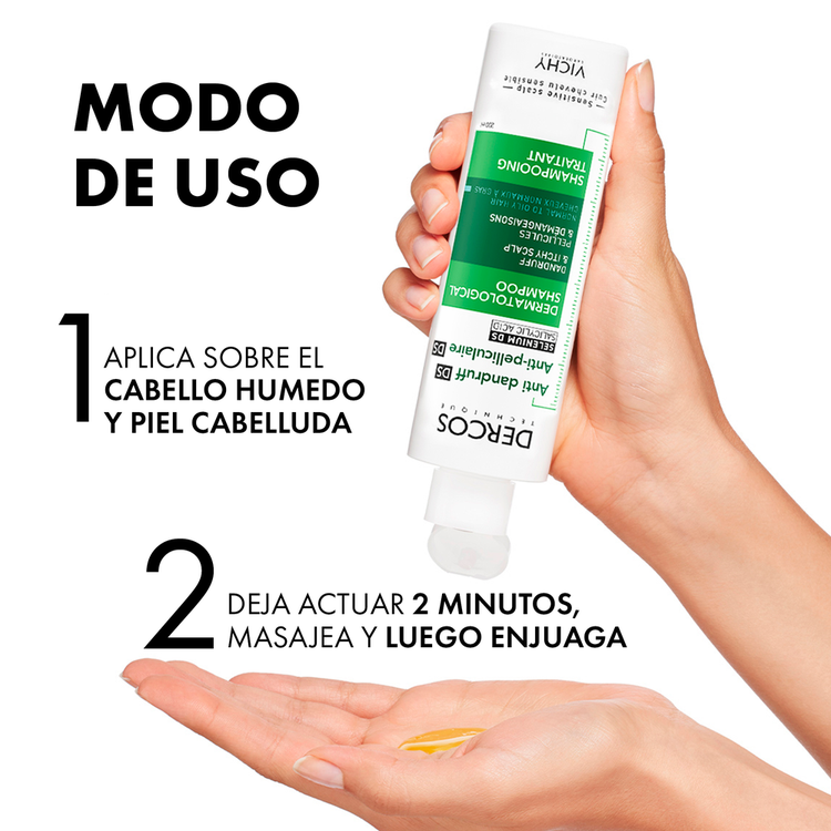 Dercos Shampoo anti caspa grasa