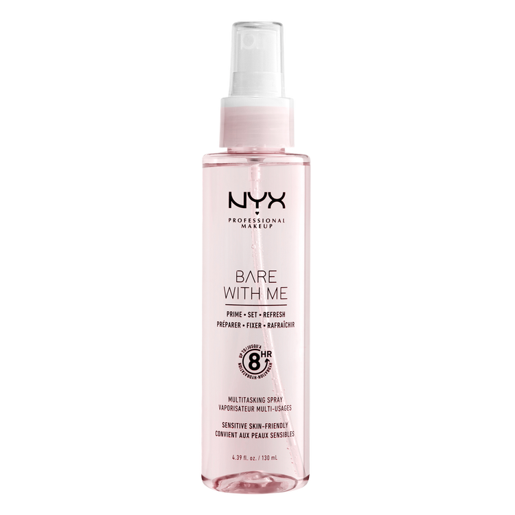 Bare With Me Prime Set Refrsh Spray Fijador de maquillaje fijador de larga duracion