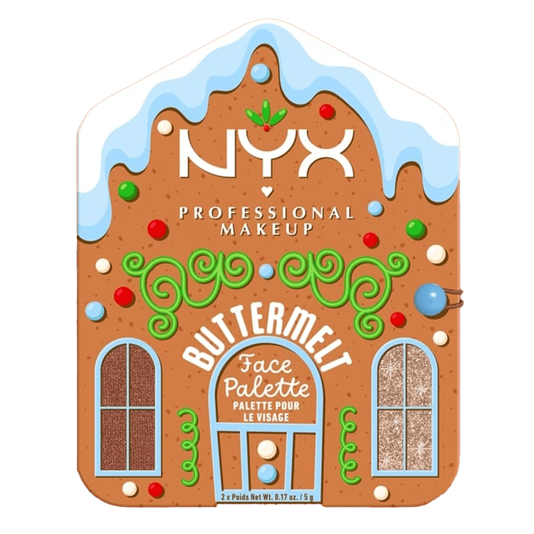 Gingerbaddie - Buttermelt Face Palette, paleta facial con bronceador e iluminador edición limitada
