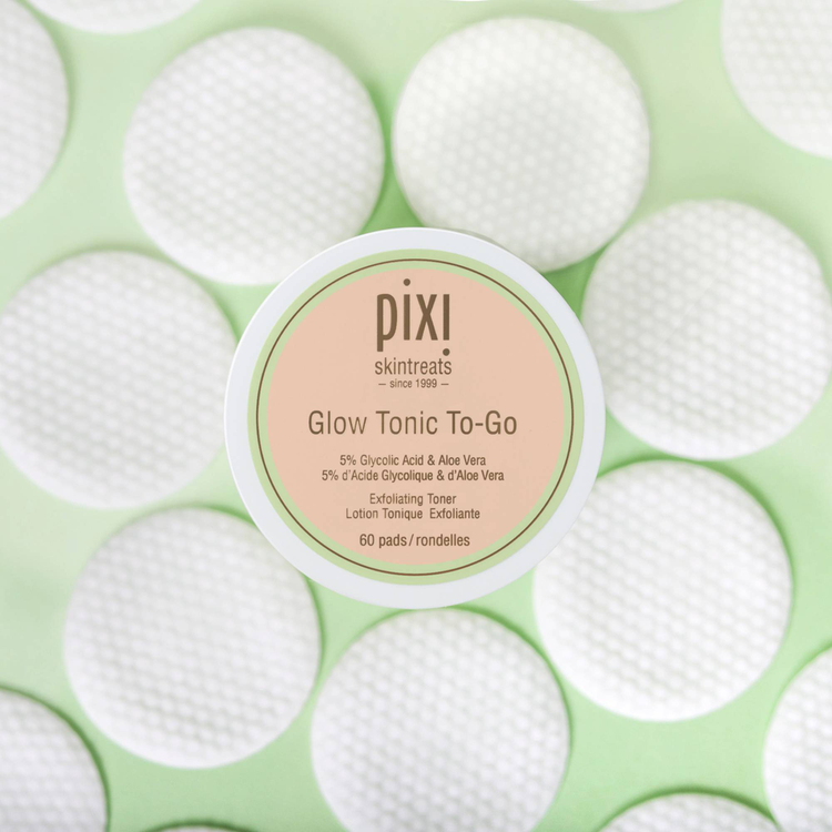 Glow Tonic To-Go 5% Glycolic Acid Exfoliating Almohadillas exfoliantes almohadillas exfoliantes portátiles