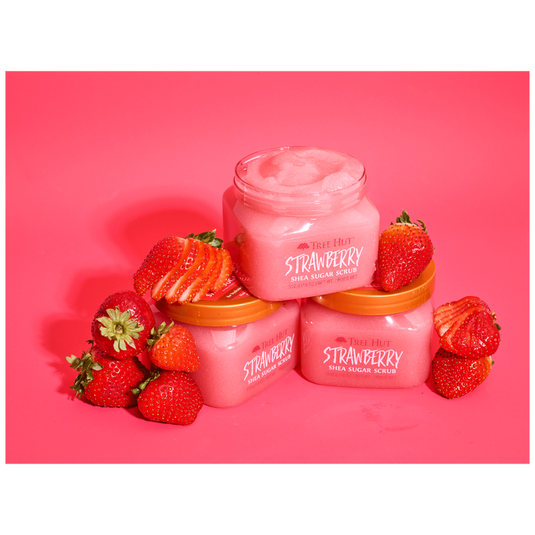 SheaSugarScrubStrawberry-Exfoliantecorporal,dejalapielsuaveytersa