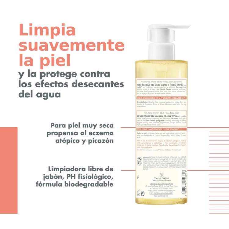 Xeracalm A.D. Aceite limpiador reduce sensación de picor