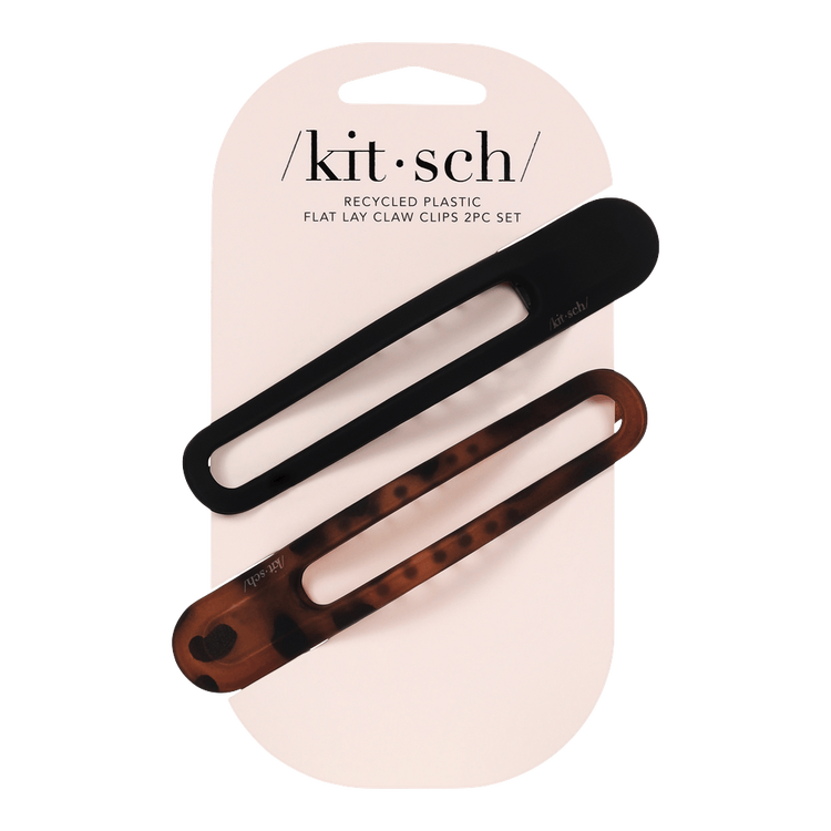 Flat Lay Curved Claw Clips Pinzas para el cabello fijación segura y estilo versátil