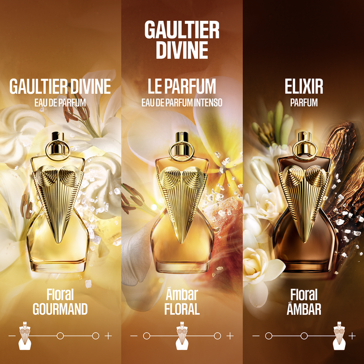 Gaultier Divine Le Parfum - Eau De Parfum, intensidad floral ambarina
