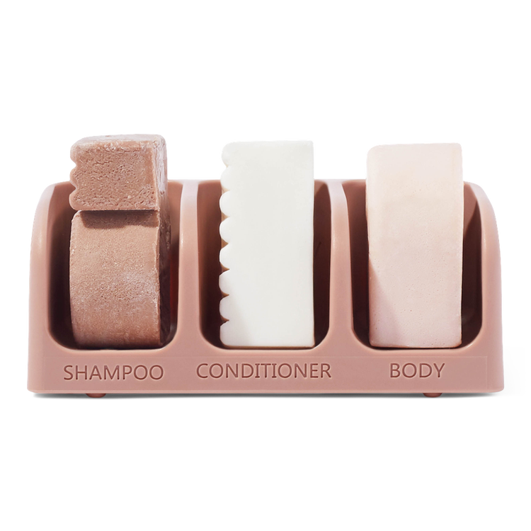 Bottle-Free Beauty Self-Draining Soap Dish Jabonera para barras sólidas ideal para tu rutina