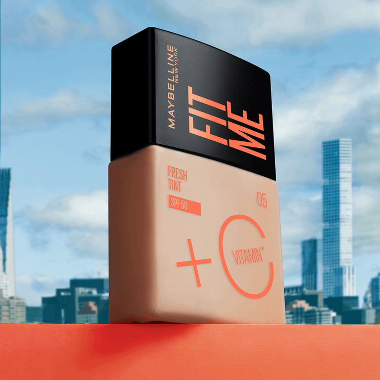 Fit Me Fresh Tint - Base de maquillaje líquida, acabado mate natural