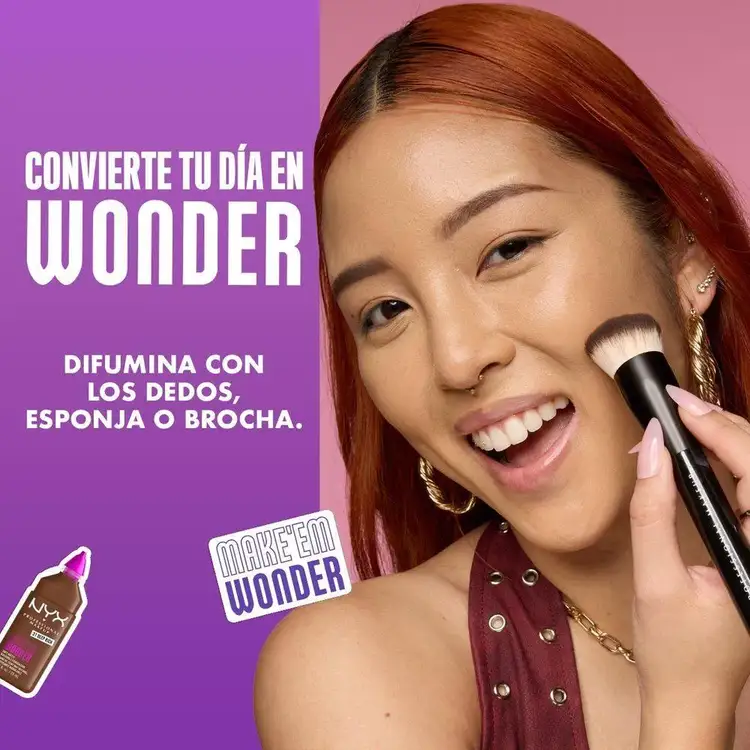 Make Em Wonder - Base de maquillaje para rostro, acabado mate suave
