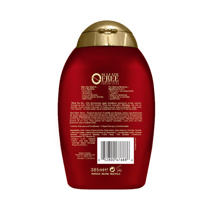 OGX Strengthening And Smooth Extra Strength Keratin Oil - Acondicionador, con proteína de queratina