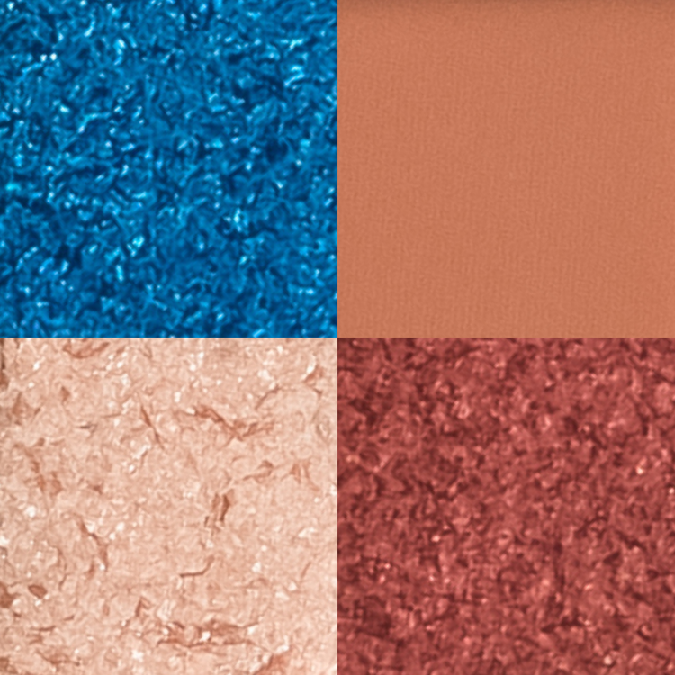 La Mil Sombras - Paleta de sombras, con brocha doble 2 en 1