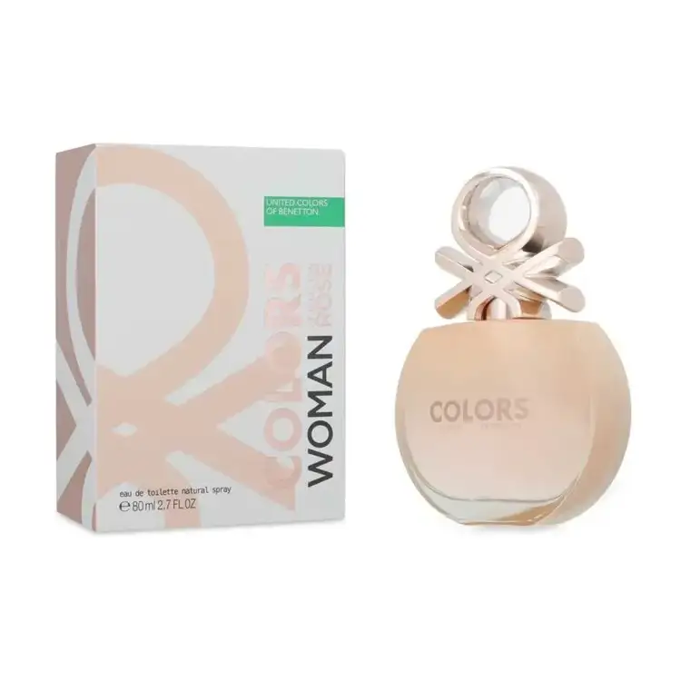 Colors Rose - Eau de Toilette, bouquet floral irresistible con notas cítricas y un toque gourmand