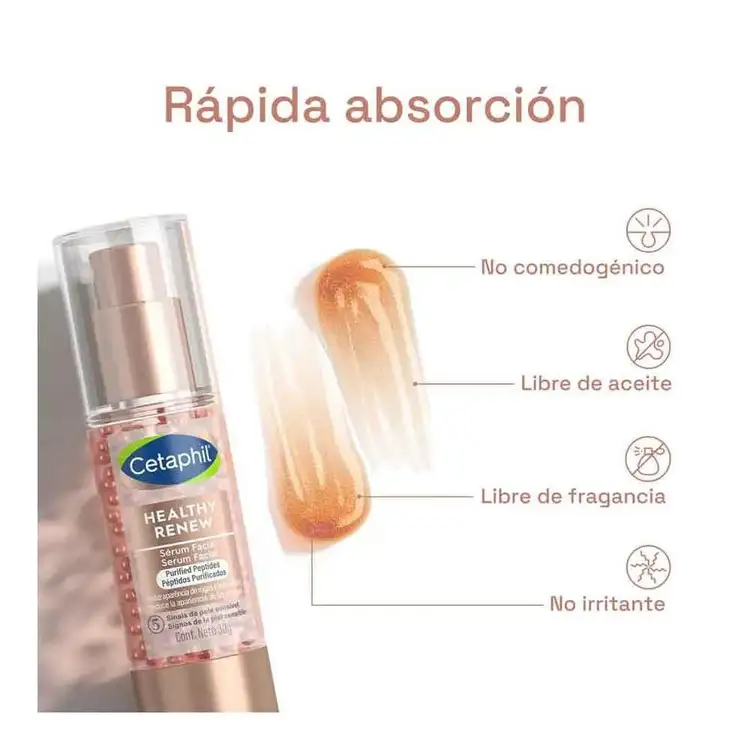 Healthy Renew Serum facial aumenta la luminosidad y mejora la textura