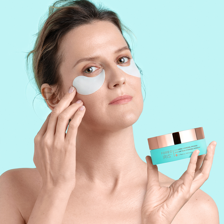 Iris Parches de hidrogel con musgo marino y colágeno