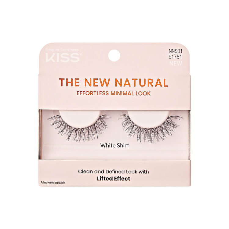 The New Natural Pestañas de tira cruce suave, look diario